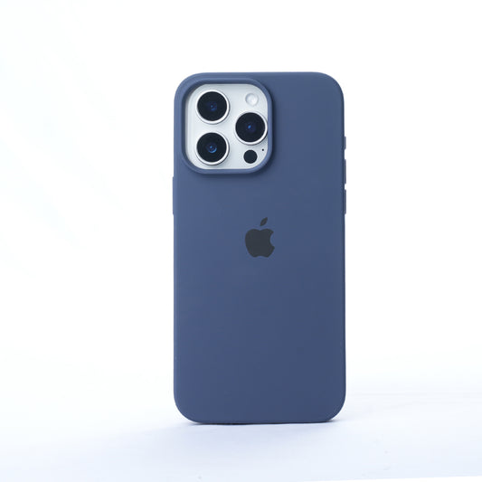 Iphone 15 Pro Max Silicon Case Navy Blue