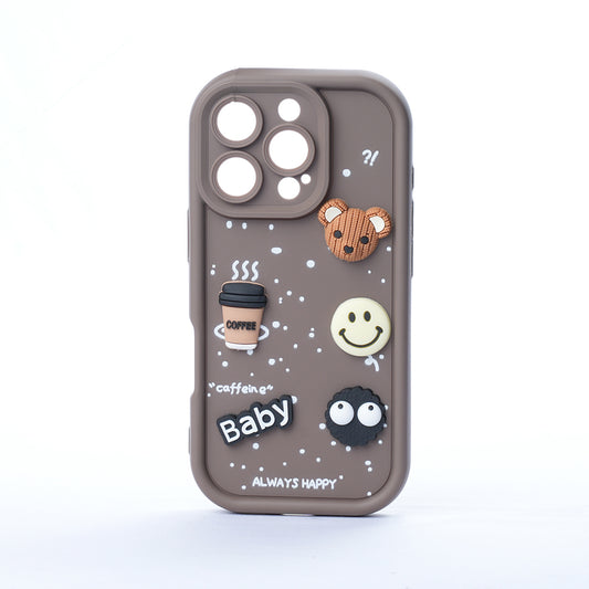 Iphone 15plus Coffee Case Brown