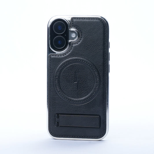 iphone 16 black leather