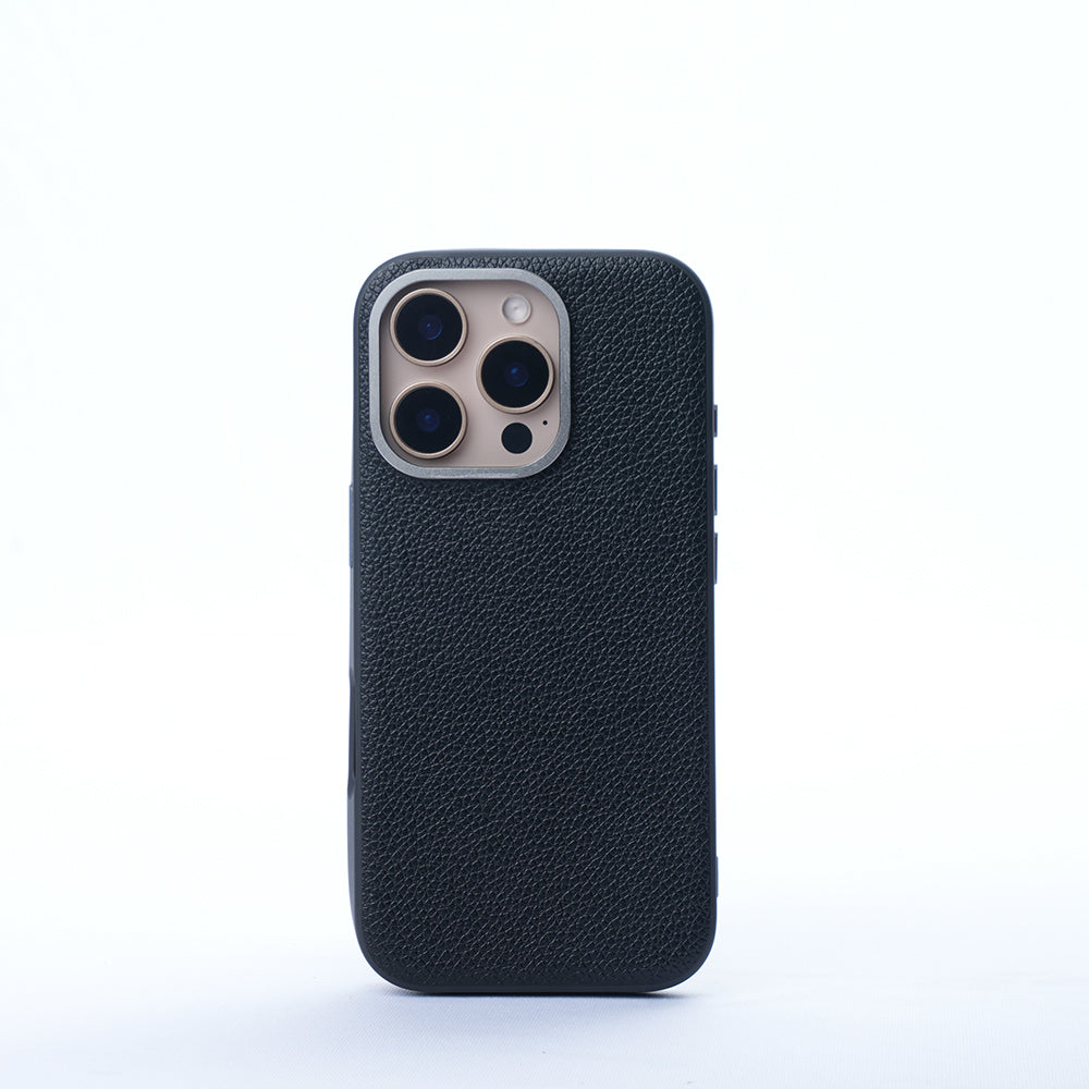 iphone 15pro black leather