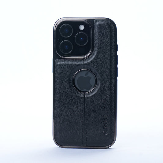 iphone 15pro black leather