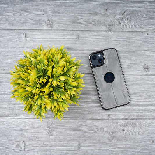 iphone 14 grey leather