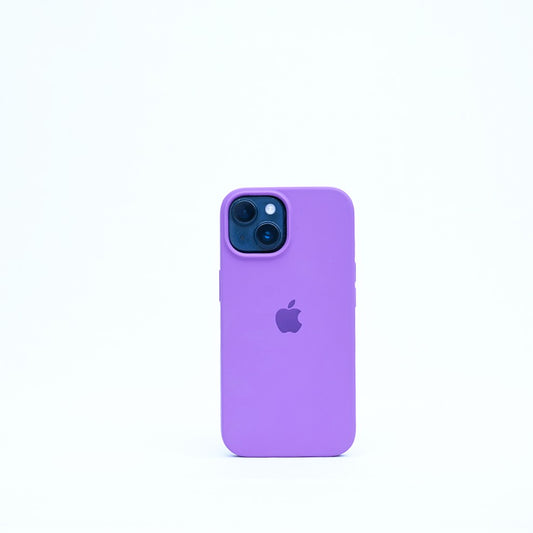 Iphone 15 Silicon Case Purple