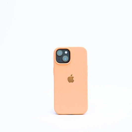 Iphone 15 Silicon Case Orange