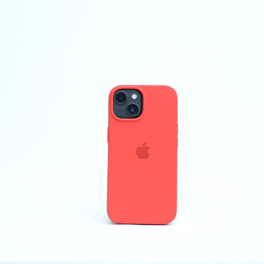 Iphone 15 Silicon Case Red