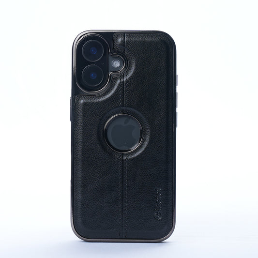 iphone 16 black leather